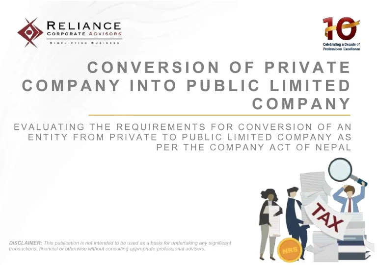 Conversion of a Private Company into a Public Limited Company