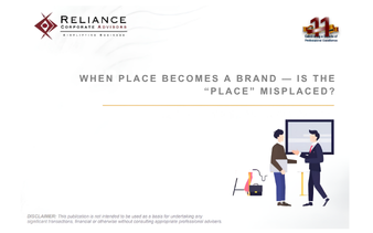 When Place Becomes a Brand: Is the “Place” Misplaced?
